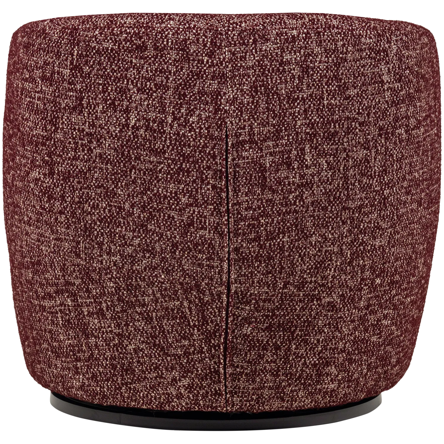 Woood Serra Draaifauteuil Bordeauxrood Melange - KwaliteitWonen.nl
