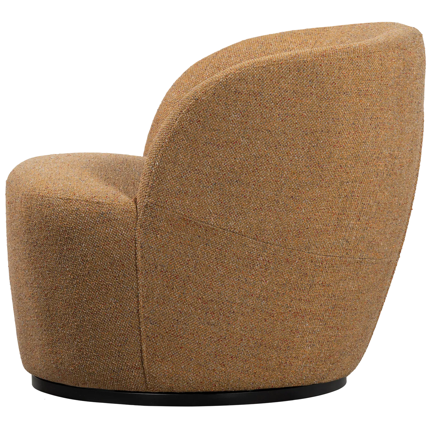 Woood Serra Draaifauteuil Geweven Stof Curry Melange - KwaliteitWonen.nl