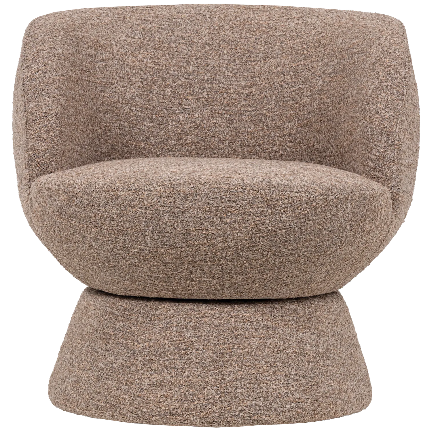 Woood Shuffle Draaifauteuil Bruin Melange - KwaliteitWonen.nl