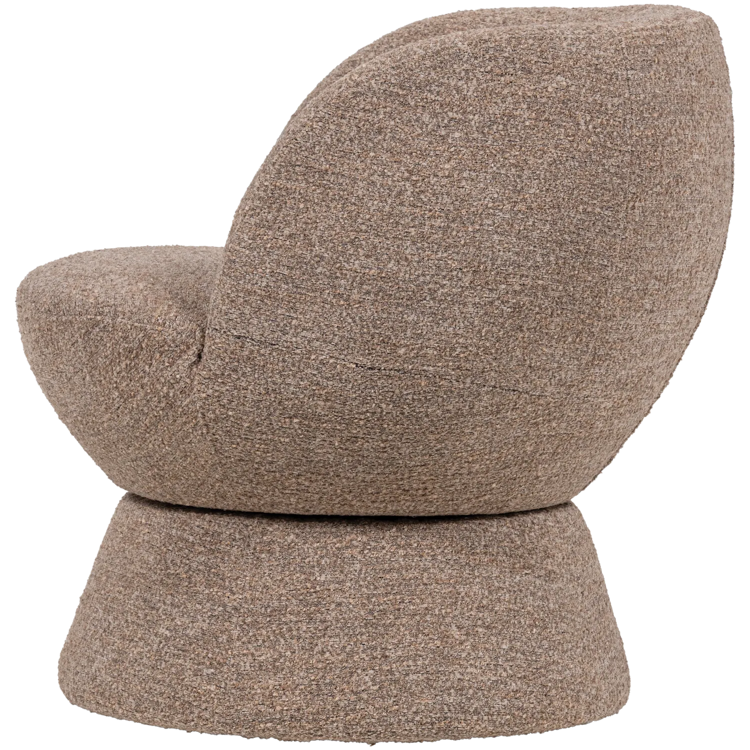 Woood Shuffle Draaifauteuil Bruin Melange - KwaliteitWonen.nl