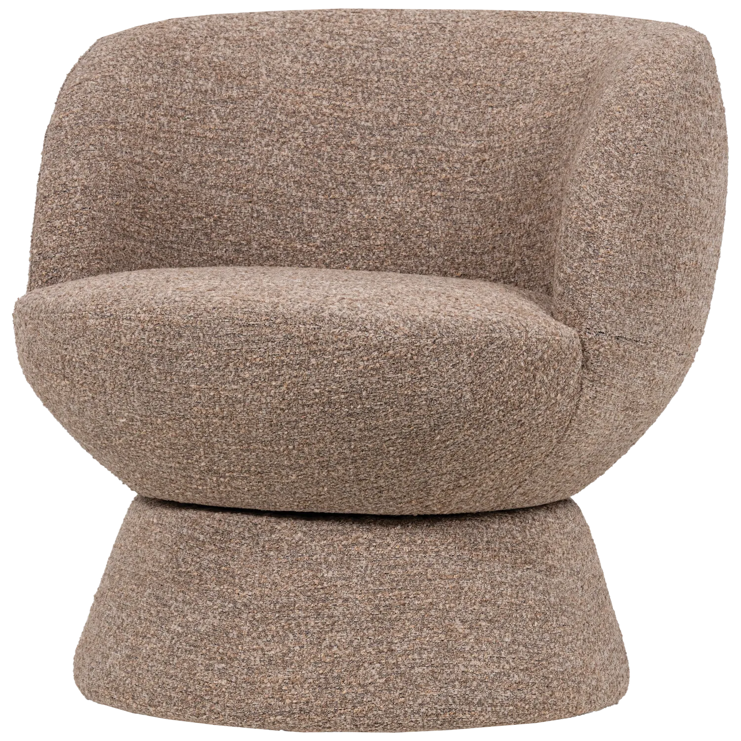 Woood Shuffle Draaifauteuil Bruin Melange - KwaliteitWonen.nl