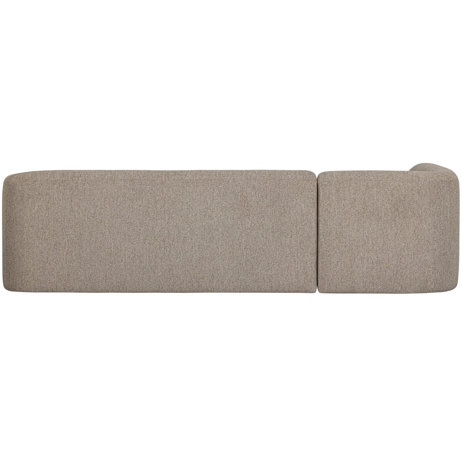 Woood Sloping Hoekbank 3-zits Bank + Chaise Longue Links Naturel Melange - KwaliteitWonen.nl