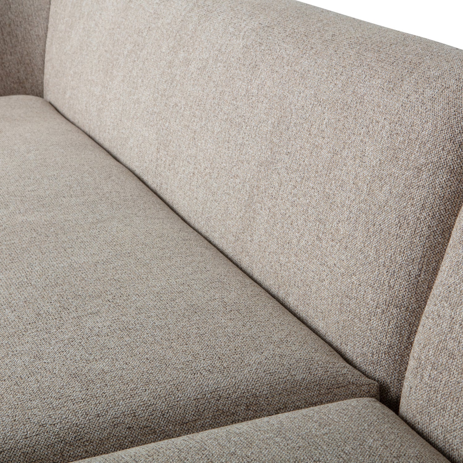 Woood Sloping Hoekbank 3-zits Bank + Chaise Longue Rechts Naturel Melange - KwaliteitWonen.nl