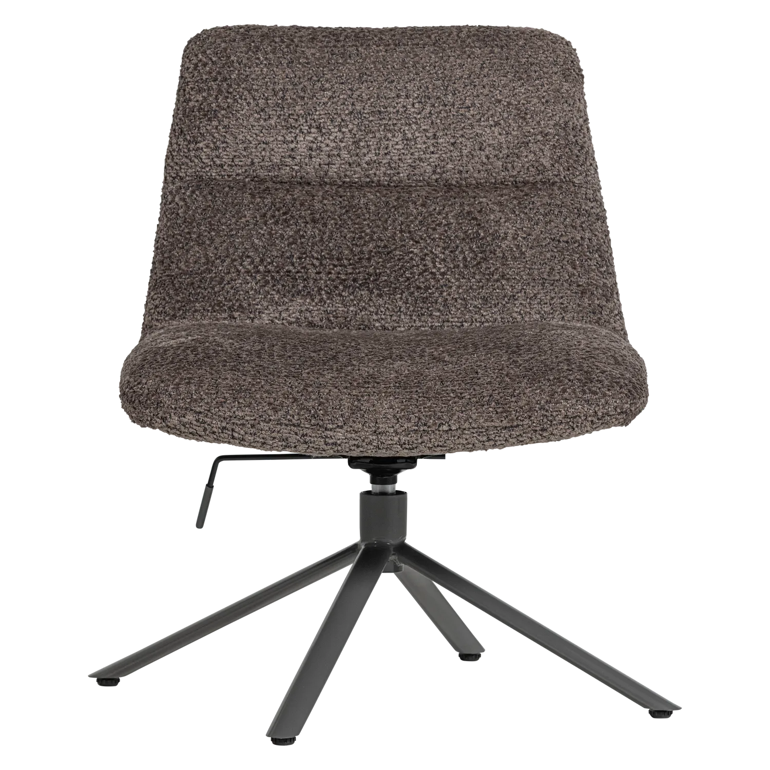Woood Soren Verstelbare Draaifauteuil Wollig Bruin - KwaliteitWonen.nl