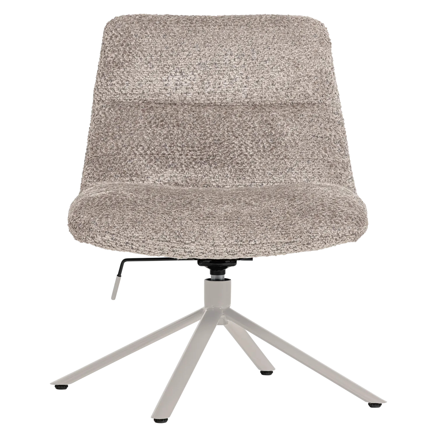 Woood Soren Verstelbare Draaifauteuil Wollig Grijs - KwaliteitWonen.nl