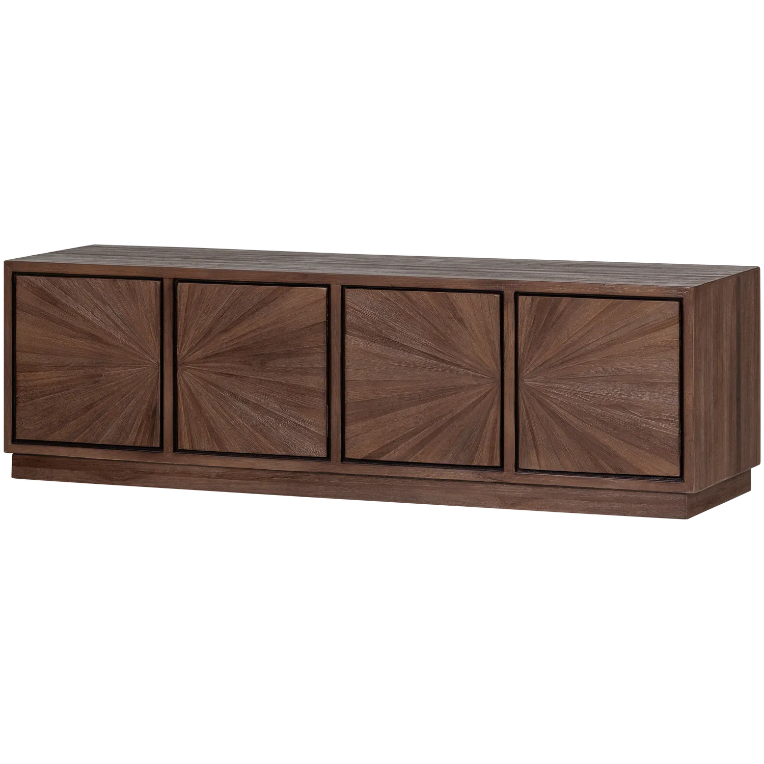 Woood Sun Tv Meubel Recycled Teak Bruin - KwaliteitWonen.nl