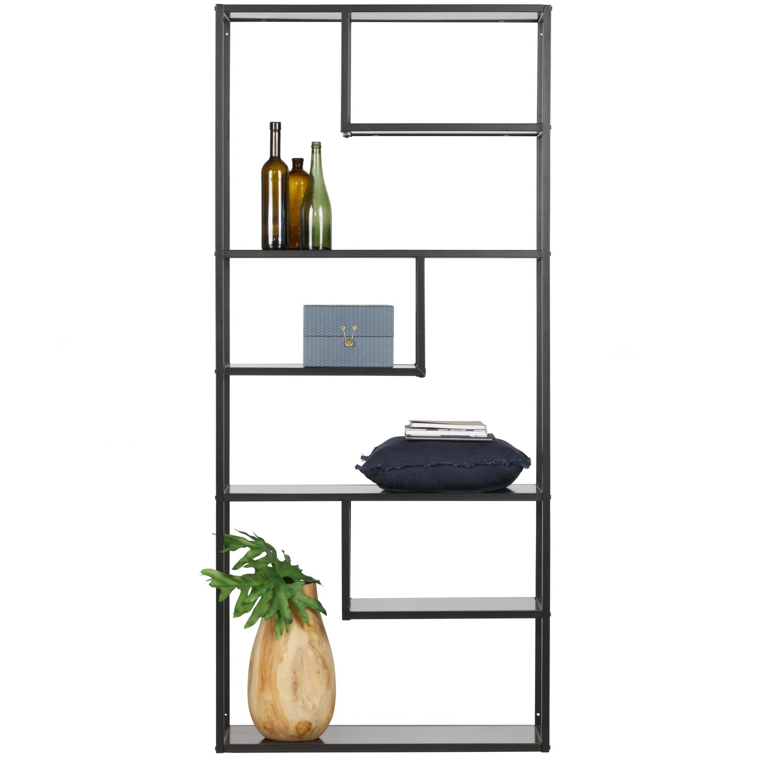 Woood Teun Vakkenkast Zwart - KwaliteitWonen.nl