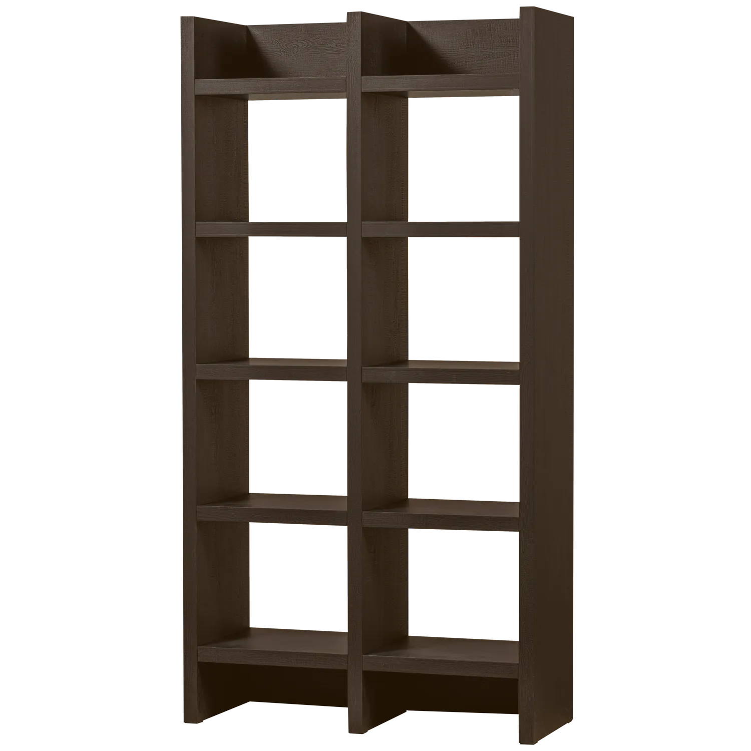 Woood Timo Boekenkast MDF Donkerbruin - KwaliteitWonen.nl