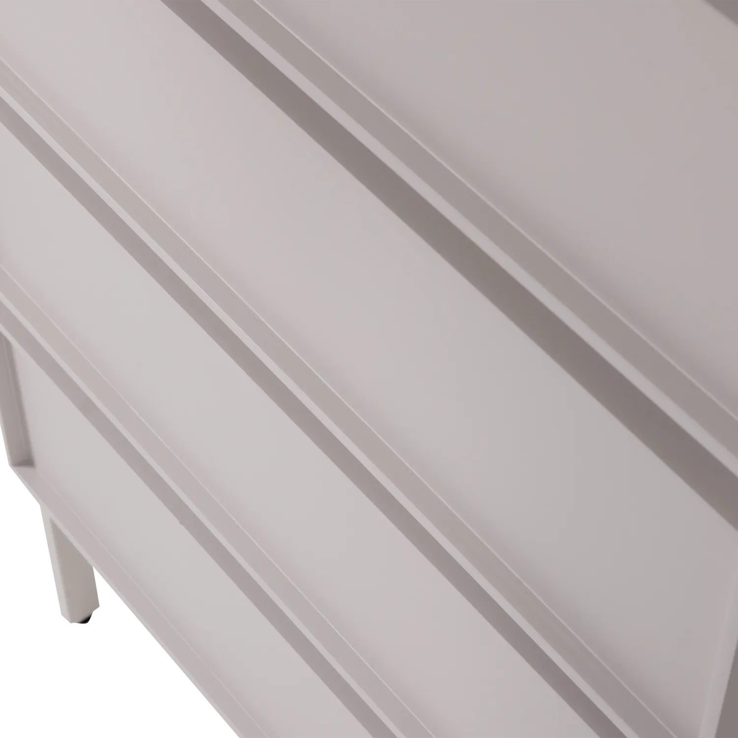 Woood Tours Dressoir Ladekast 4 Lades Melamine MDF Zand - KwaliteitWonen.nl