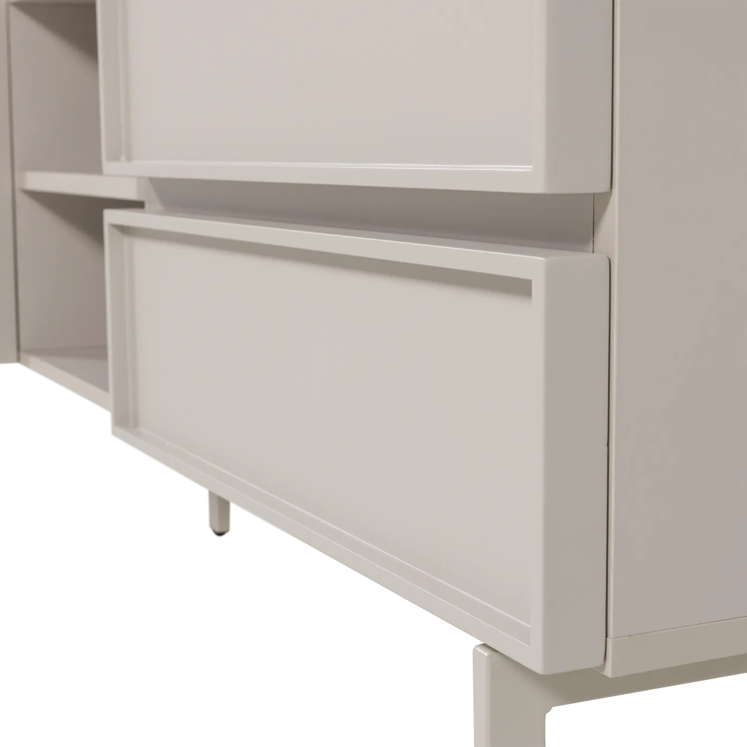 Woood Tours Dressoir Tv Meubel 180cm Melamine MDF Zand - KwaliteitWonen.nl