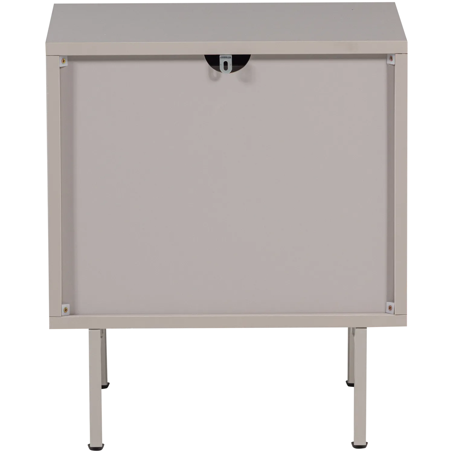 Woood Tours Nachtkastje 2 Lades Melamine MDF Zand - KwaliteitWonen.nl