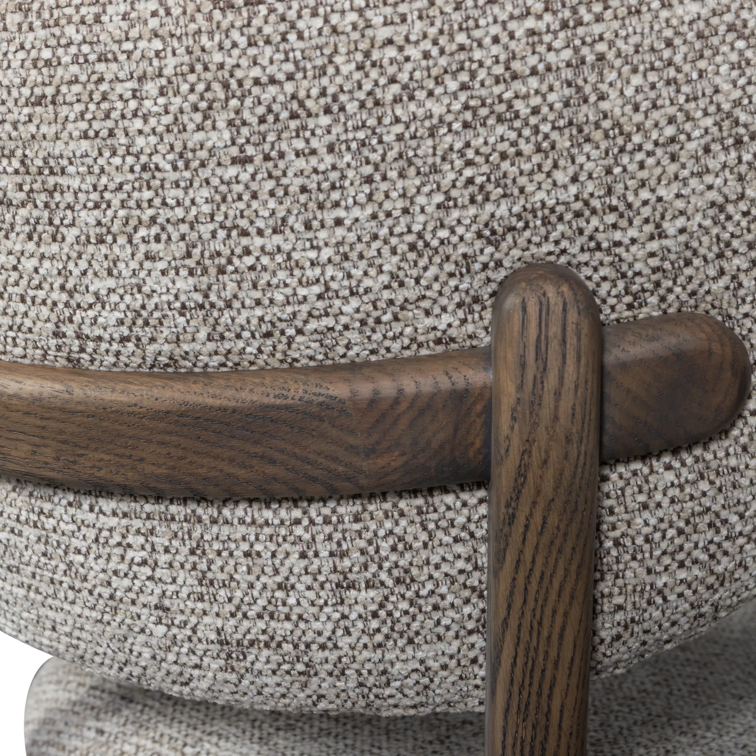Woood Udar Eetkamerstoel Naturel Met Houten Frame Bruin - KwaliteitWonen.nl
