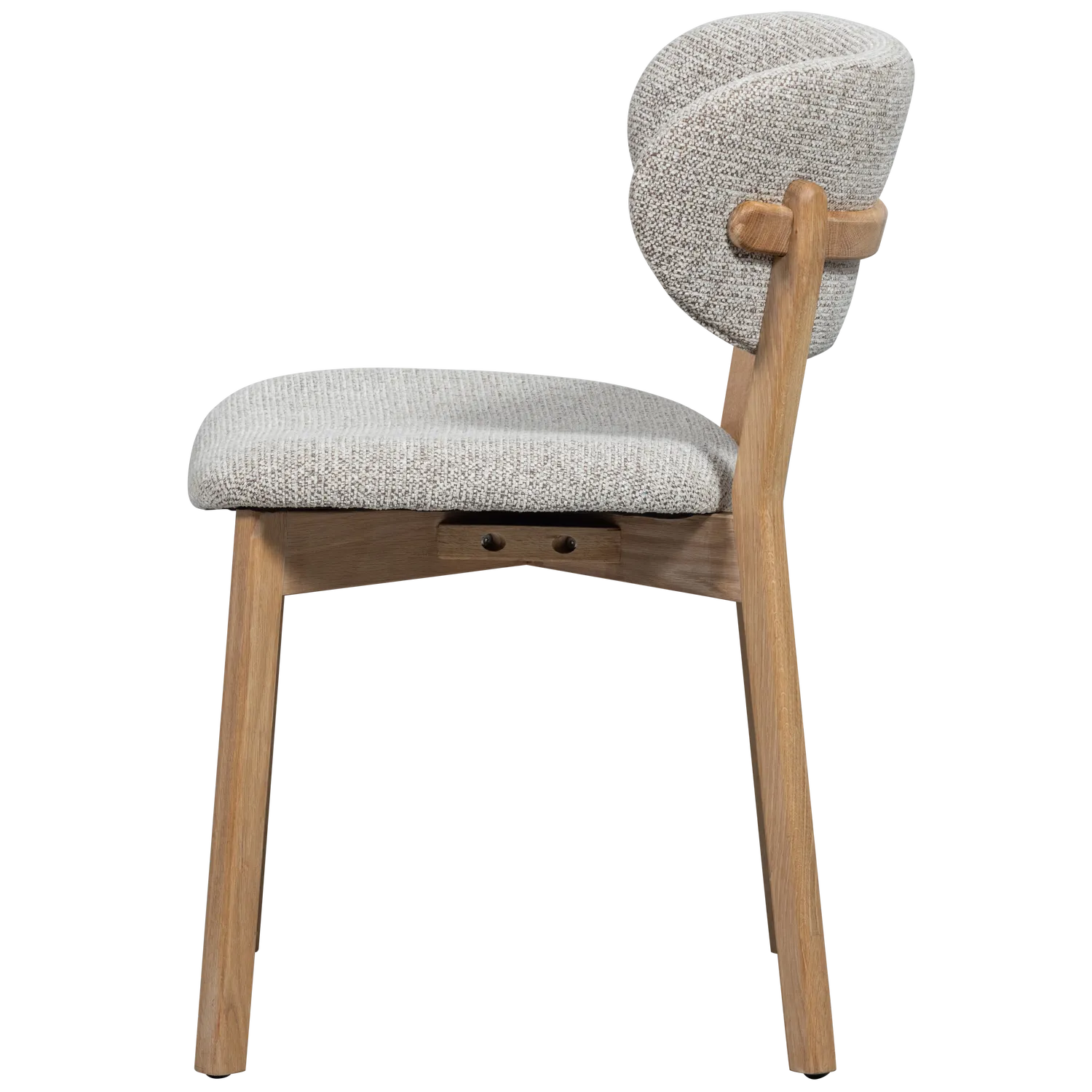 Woood Udar Eetkamerstoel Naturel Met Houten Frame Naturel - KwaliteitWonen.nl