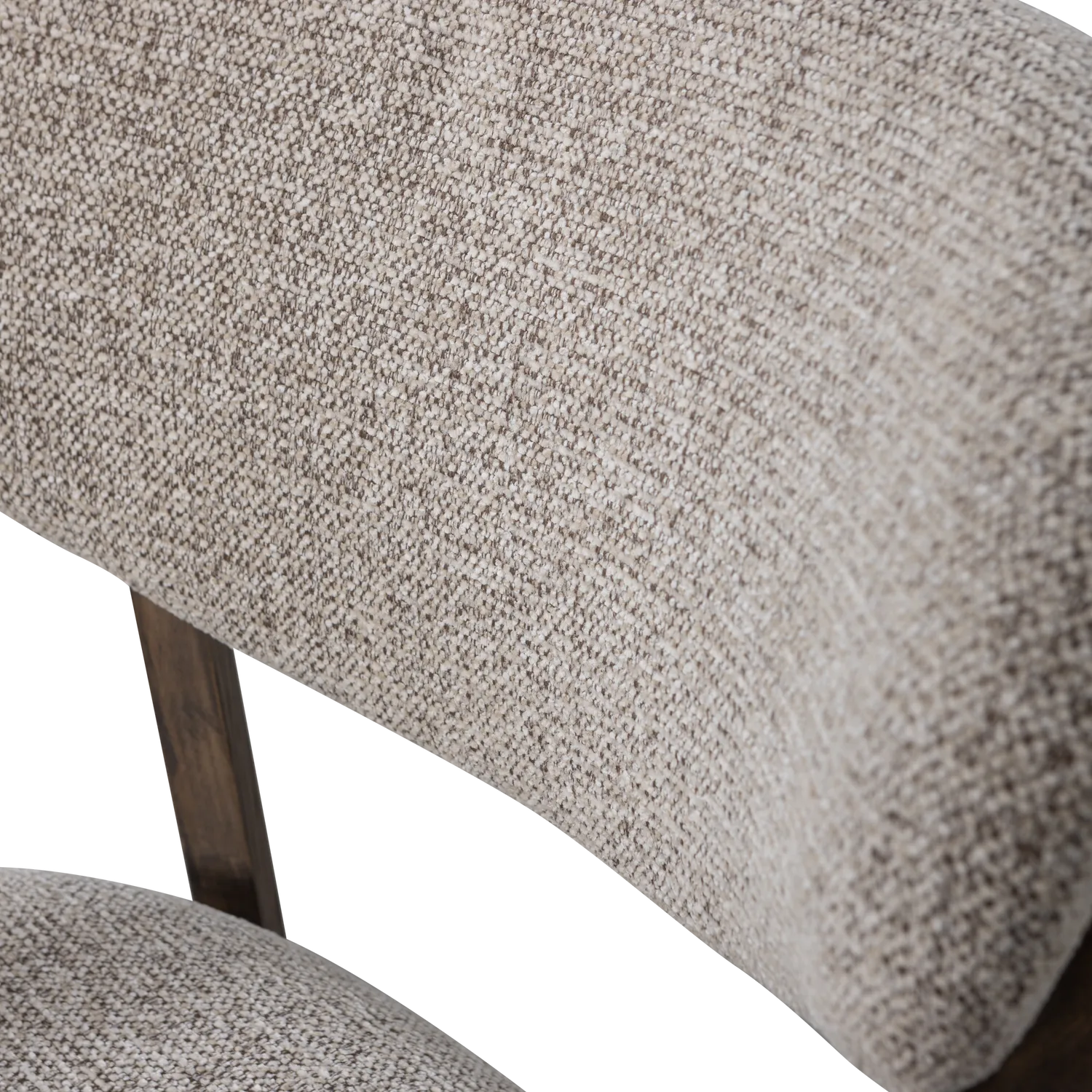 Woood Udar Fauteuil Naturel Met Houten Frame Bruin - KwaliteitWonen.nl
