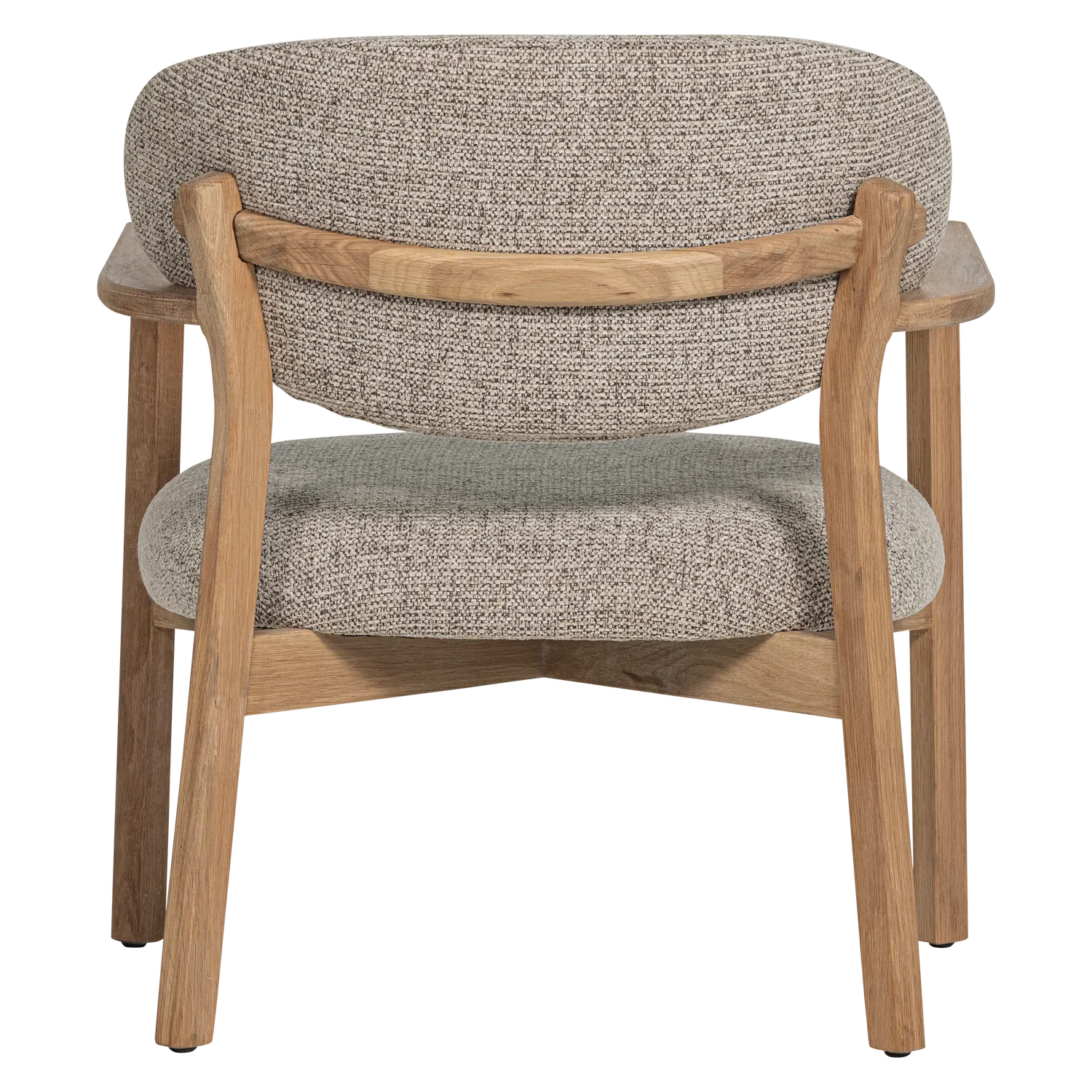 Woood Udar Fauteuil Naturel Met Houten Frame Naturel - KwaliteitWonen.nl