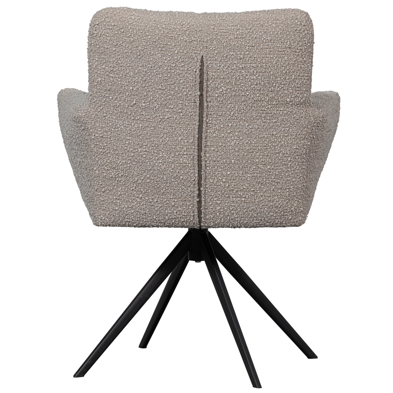 Woood Vinny Draaistoel Met Armleuning Boucle Zand-Kwaliteitwonen.nl