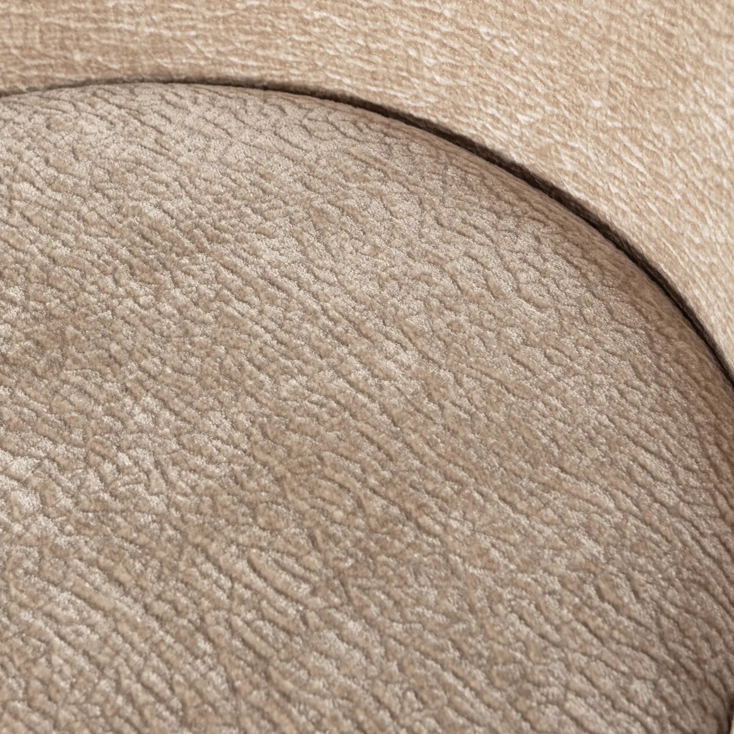 Woood Vogue Eetkamerstoel 3D Chenille Zand - KwaliteitWonen.nl