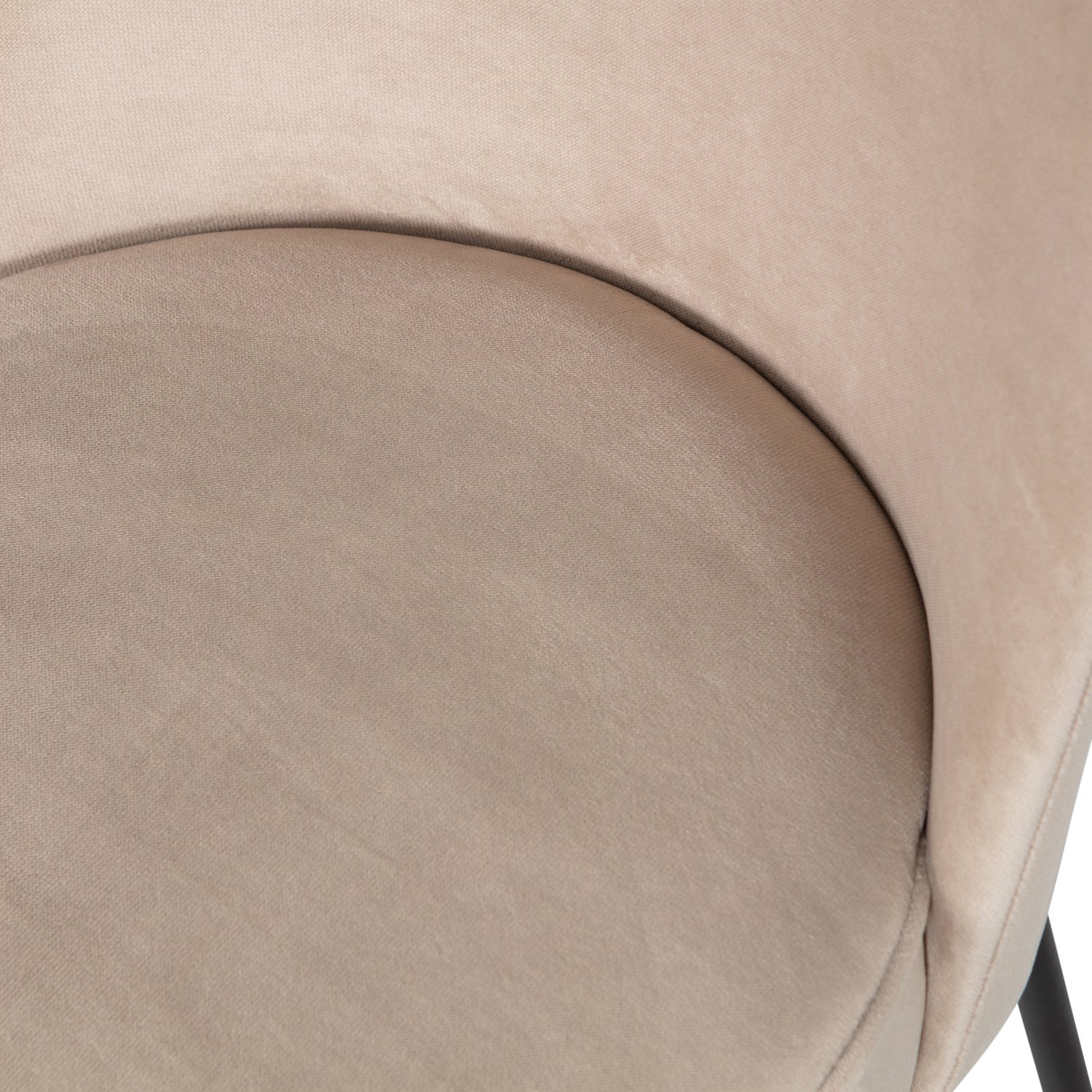 Woood Vogue Eetkamerstoel Velvet Khaki - KwaliteitWonen.nl