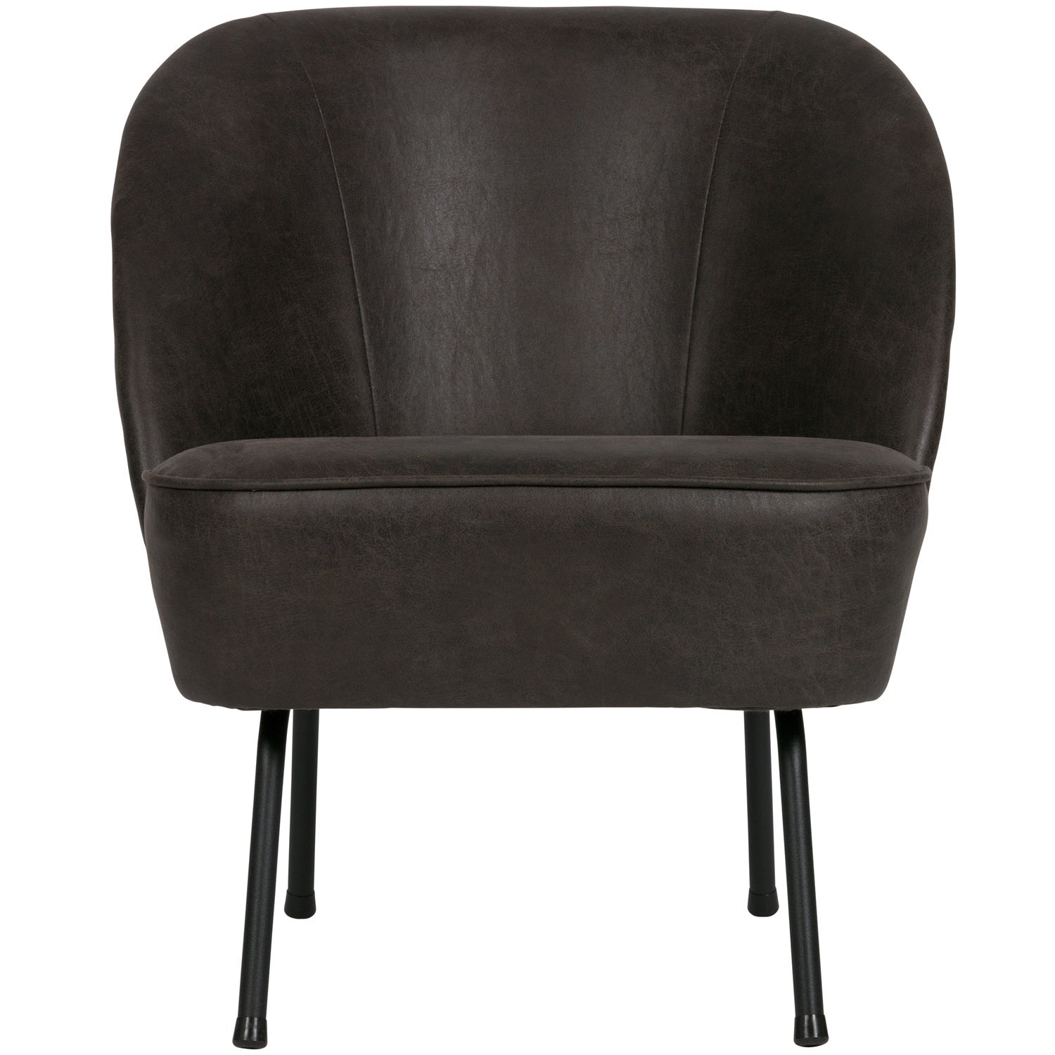 Woood Vogue Fauteuil Ecoleer Zwart - KwaliteitWonen.nl