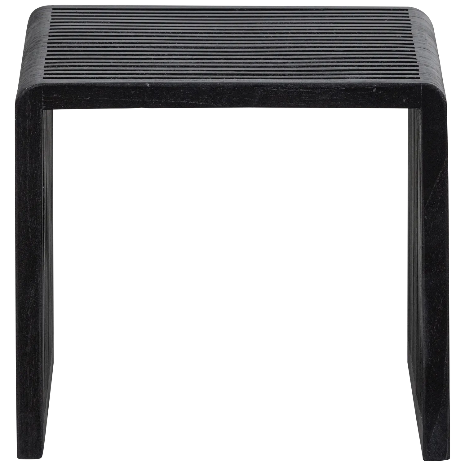Woood Willa Bijzettafels Recycled Teak Zwart (Set Van 2) - KwaliteitWonen.nl