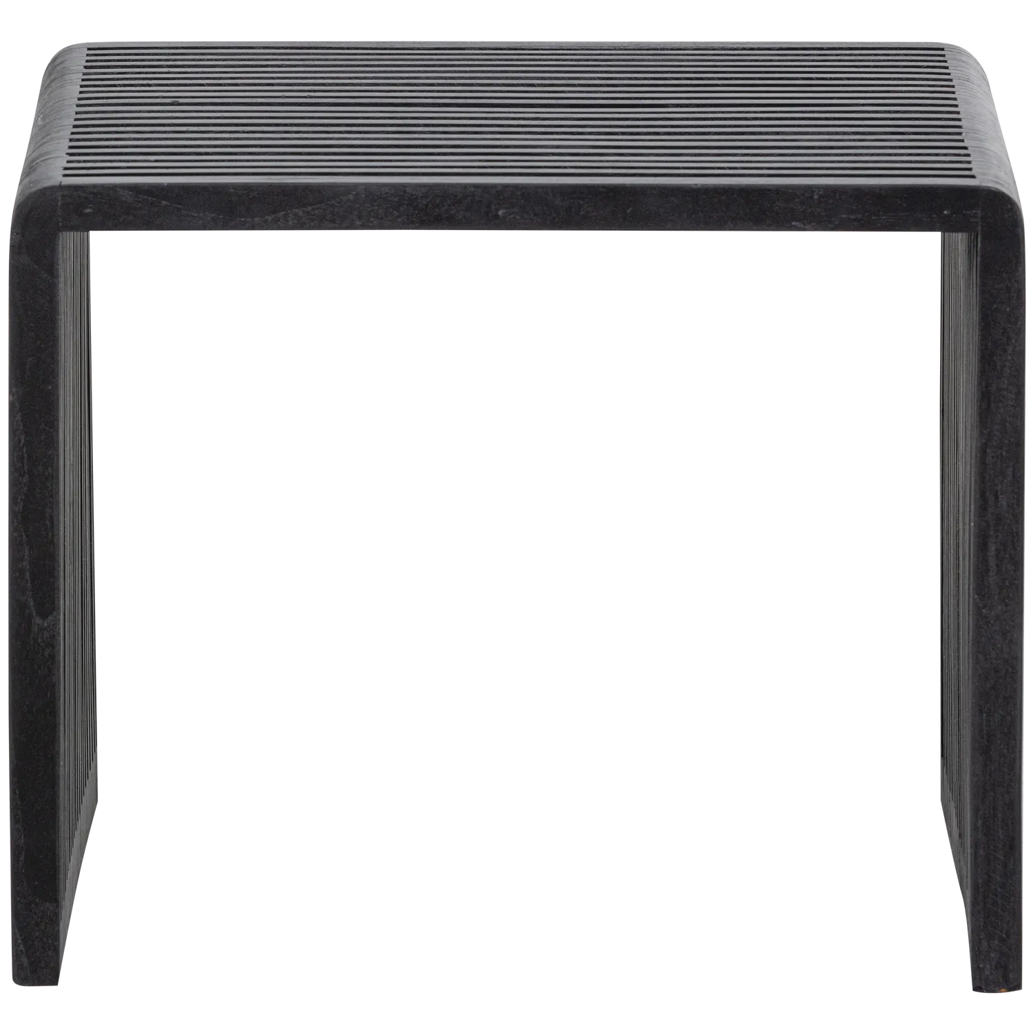 Woood Willa Bijzettafels Recycled Teak Zwart (Set Van 2) - KwaliteitWonen.nl