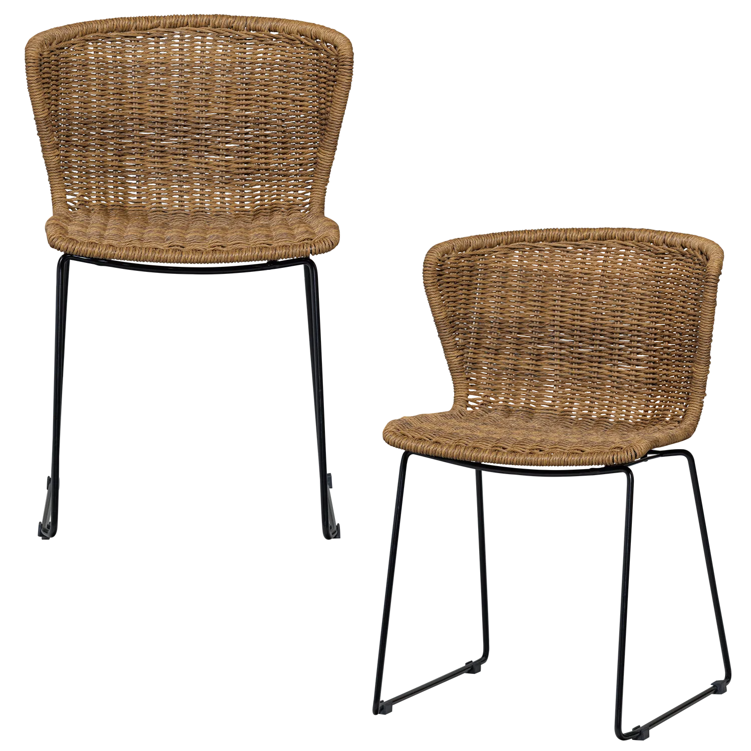 Woood Wings Tuinstoel Touw Naturel (Set Van 2) - KwaliteitWonen.nl