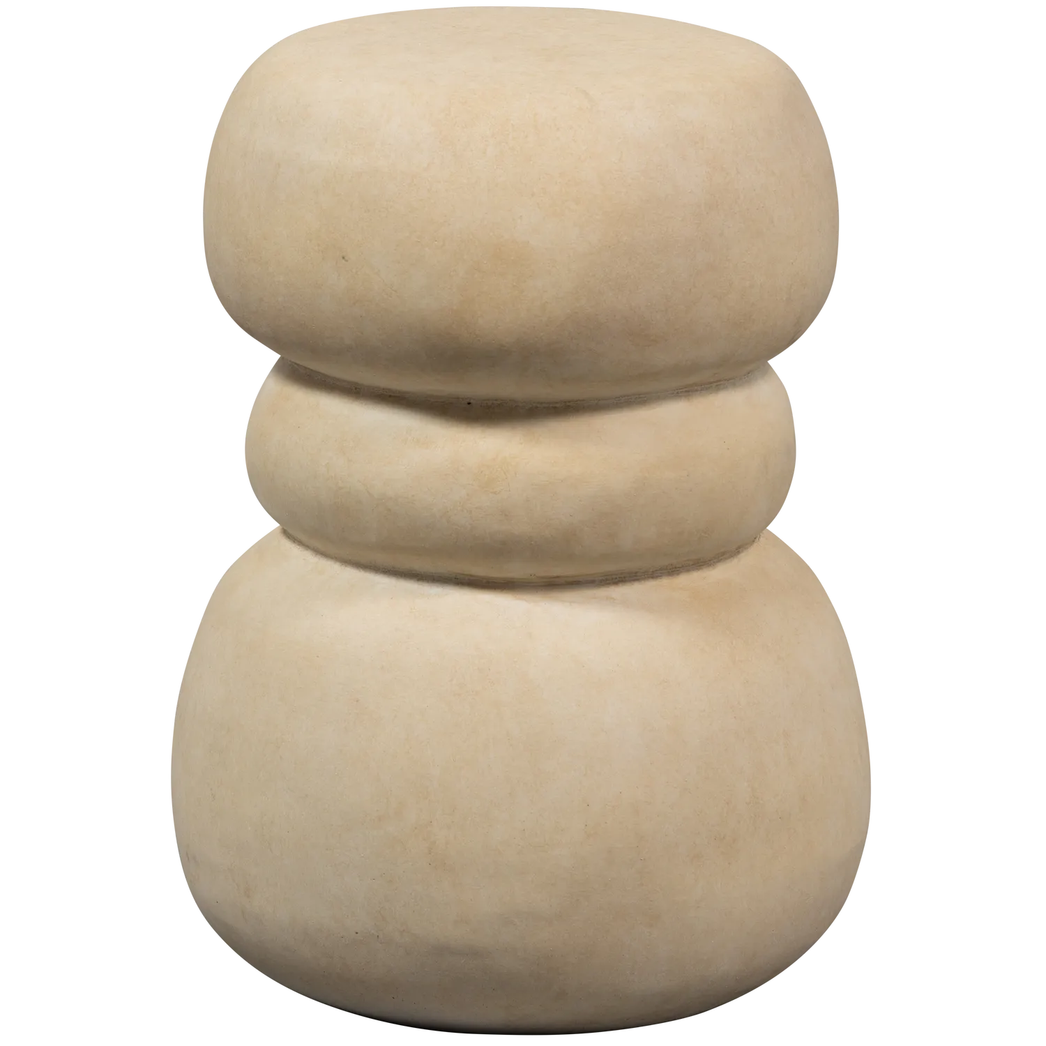 Woood Yvo Bijzettafel Betonlook Naturel - KwaliteitWonen.nl