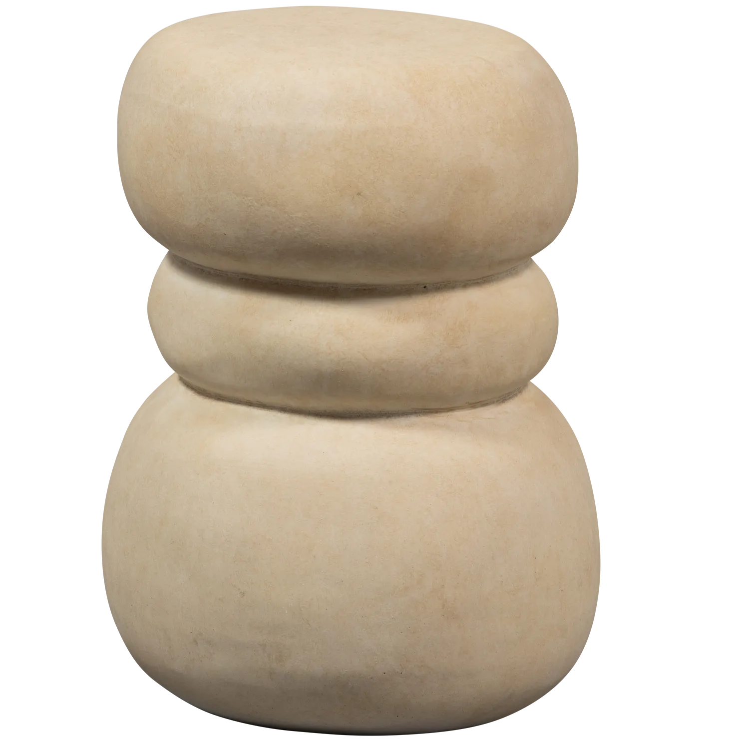 Woood Yvo Bijzettafel Betonlook Naturel - KwaliteitWonen.nl