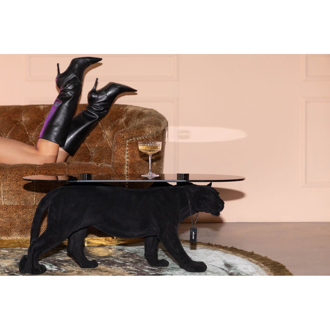 Bold Monkey Salontafel Dope as Hell Zwart