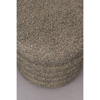 Dutchbone Poef Fern Zwart