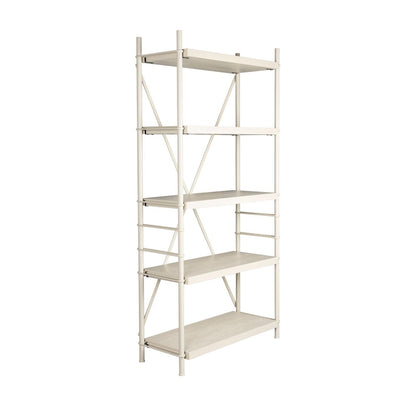 Dutchbone Boekenkast Shelf Iron Beige Hoog