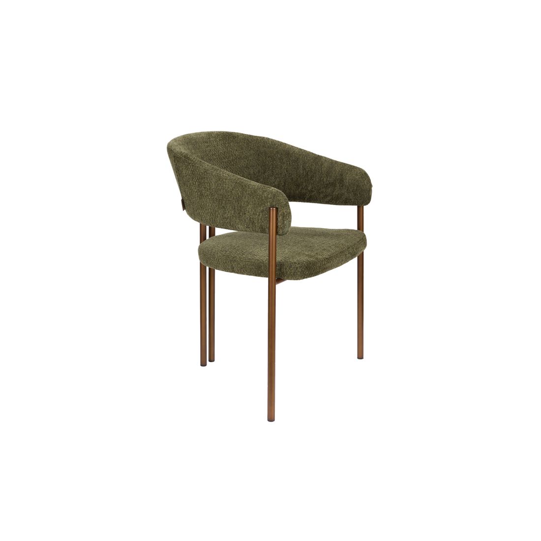 Dutchbone Eetkamerstoel Naida Groen