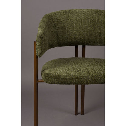 Dutchbone Eetkamerstoel Naida Groen