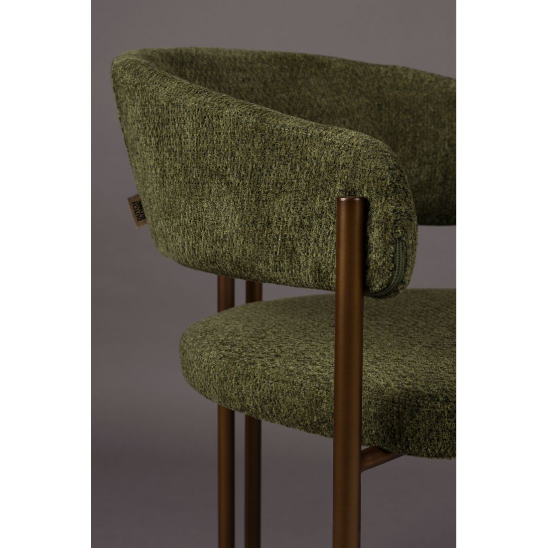 Dutchbone Eetkamerstoel Naida Groen