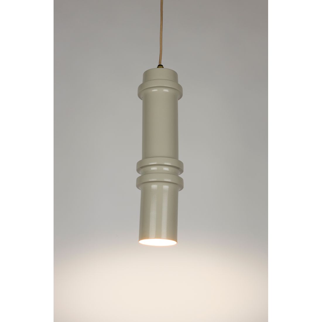 White Label Living Hanglamp Duct Grijs L