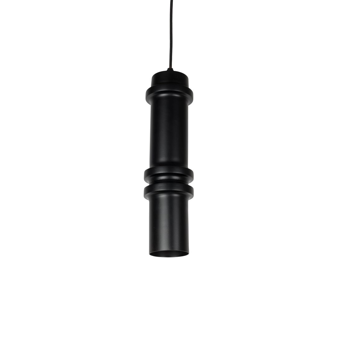 White Label Living Hanglamp Duct Zwart L
