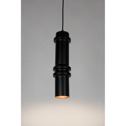 White Label Living Hanglamp Duct Zwart L