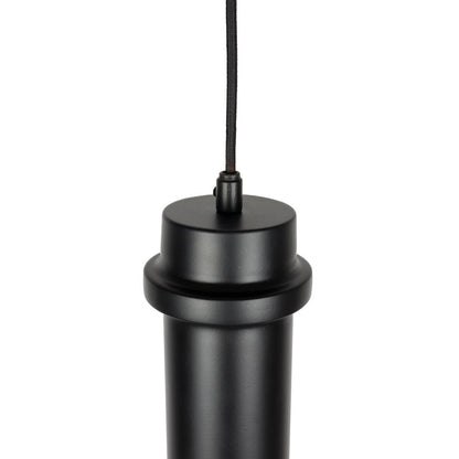 White Label Living Hanglamp Duct Zwart L