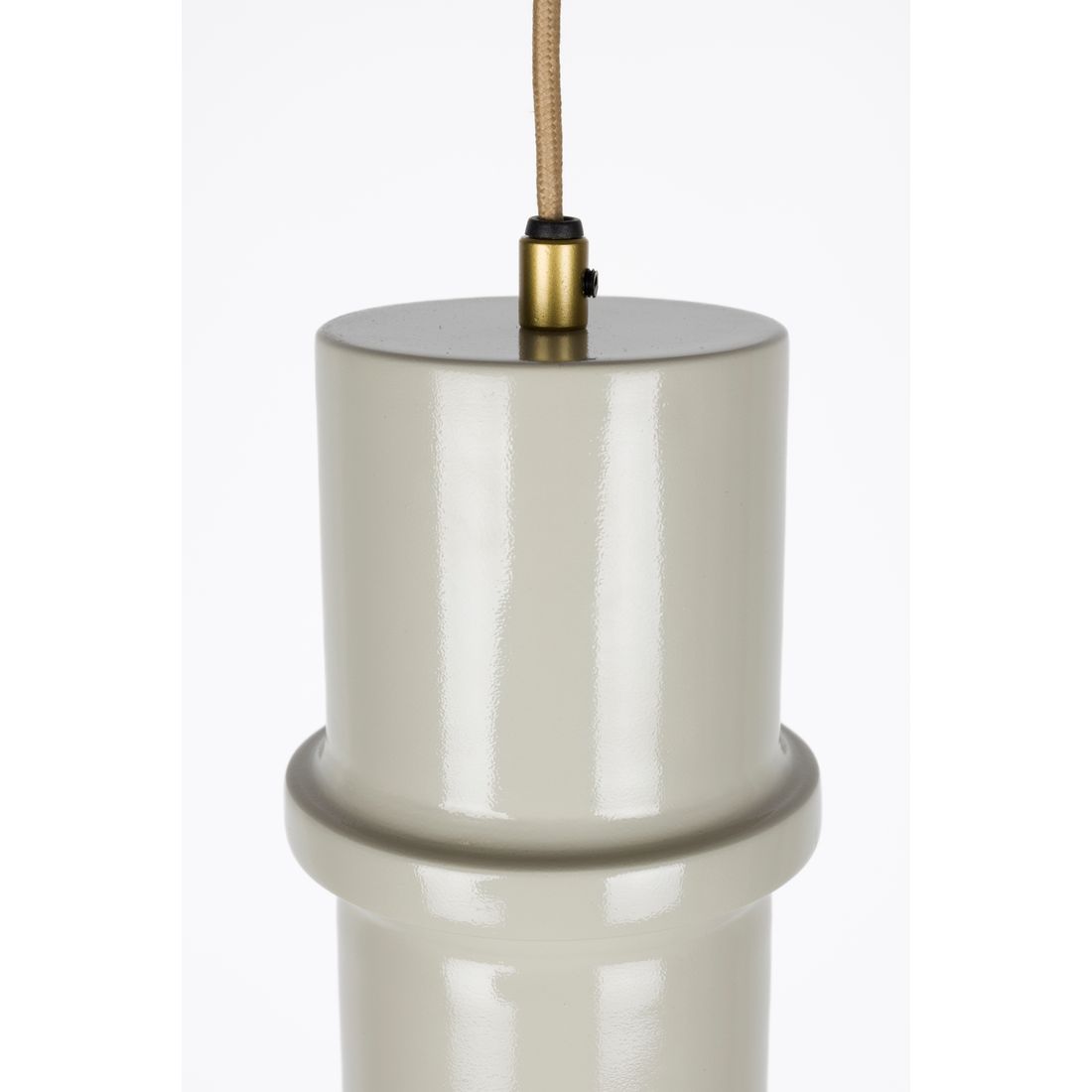 White Label Living Hanglamp Duct Grijs S