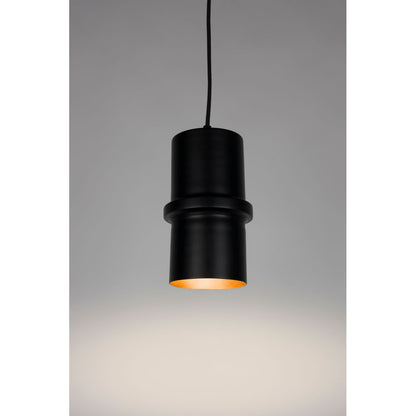 White Label Living Hanglamp Duct Zwart S