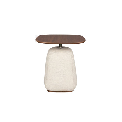 Dutchbone Bijzettafel Shelly Wit Walnoot