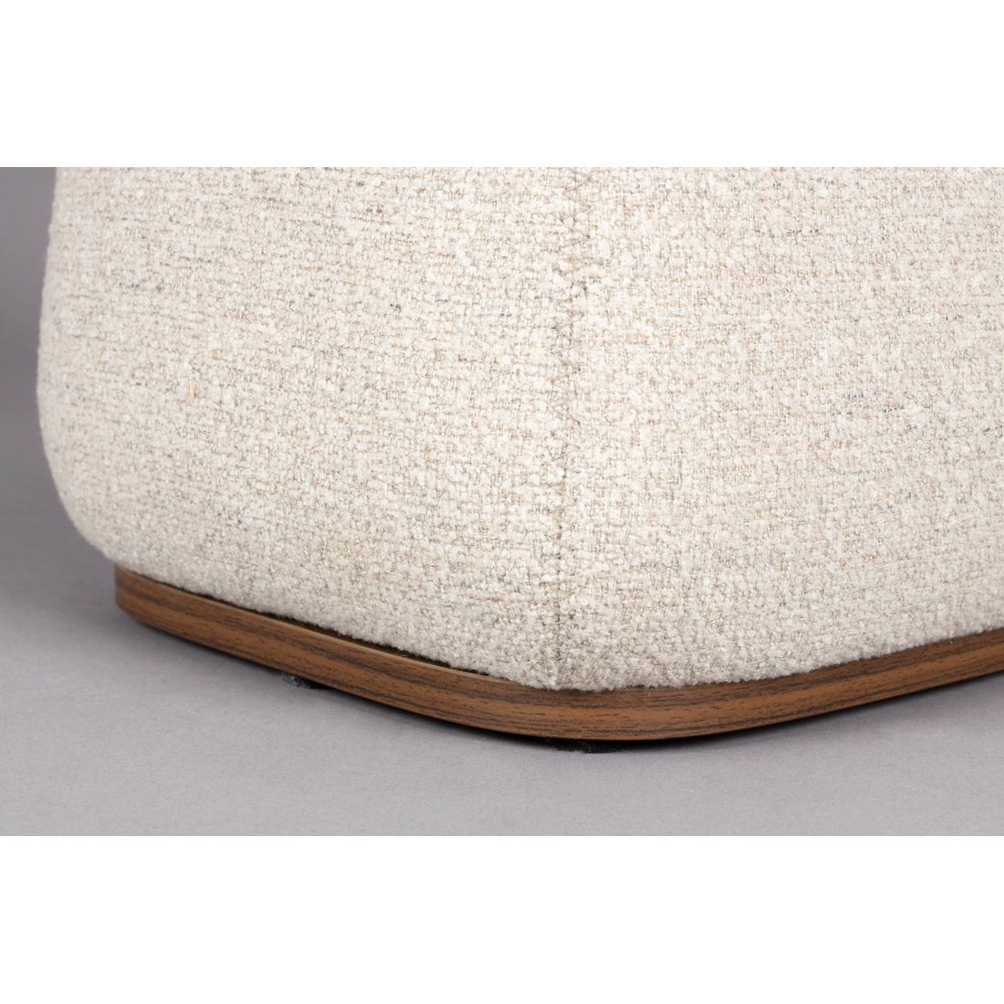 Dutchbone Bijzettafel Shelly Wit Walnoot