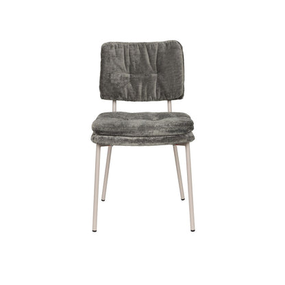 White Label Living Eetkamerstoel Franck Grijs