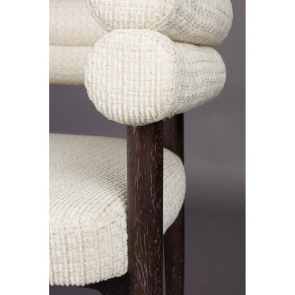 Dutchbone Eetkamerstoel Sela Off Wit