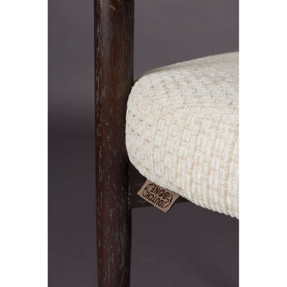 Dutchbone Eetkamerstoel Sela Off Wit