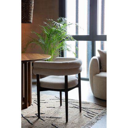 Dutchbone Eetkamerstoel Sela Off Wit