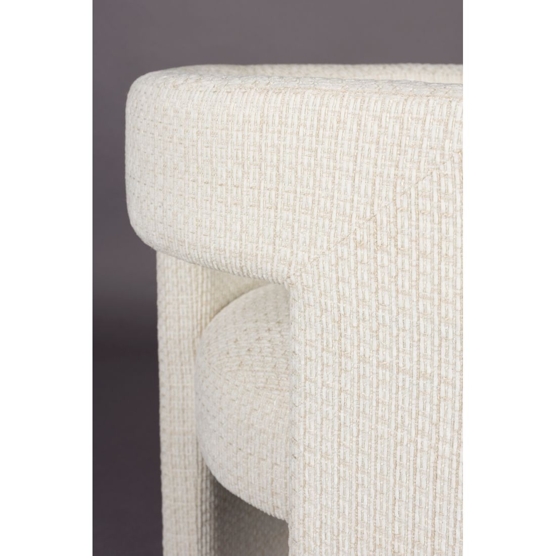 Dutchbone Eetkamerstoel Medina Wit