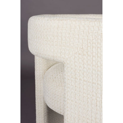 Dutchbone Eetkamerstoel Medina Wit