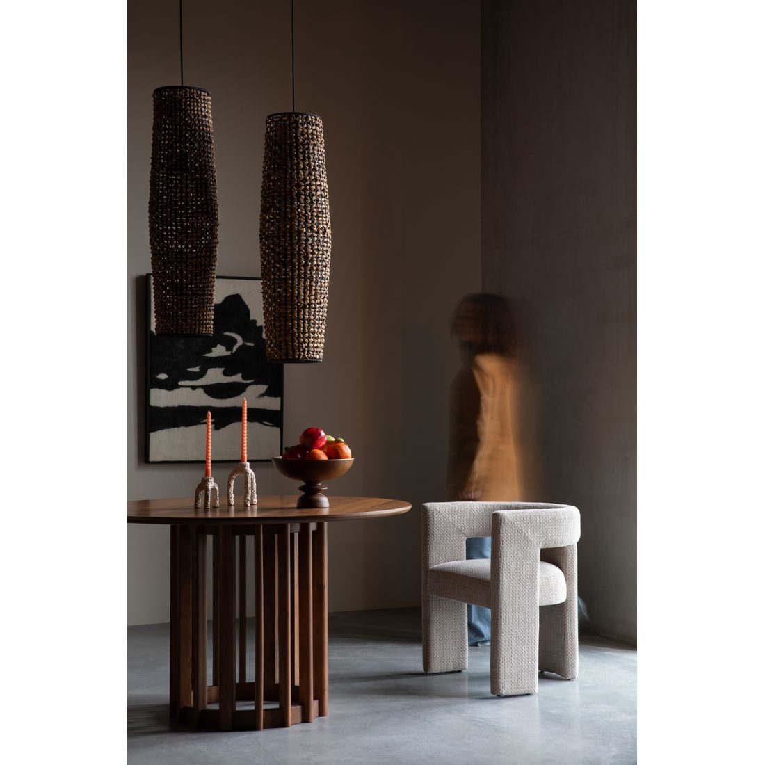 Dutchbone Eetkamerstoel Medina Wit