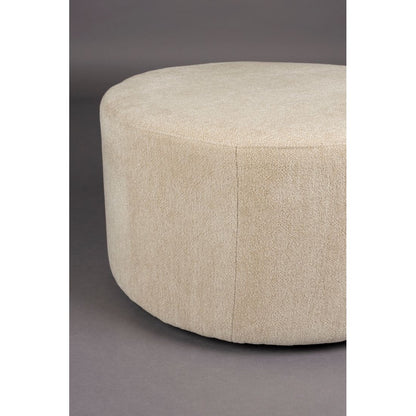 Dutchbone Poef Rocca Latte